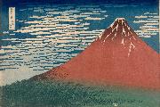 Katsushika Hokusai Mount Fuji in Clear Weather (nn03) France oil painting artist